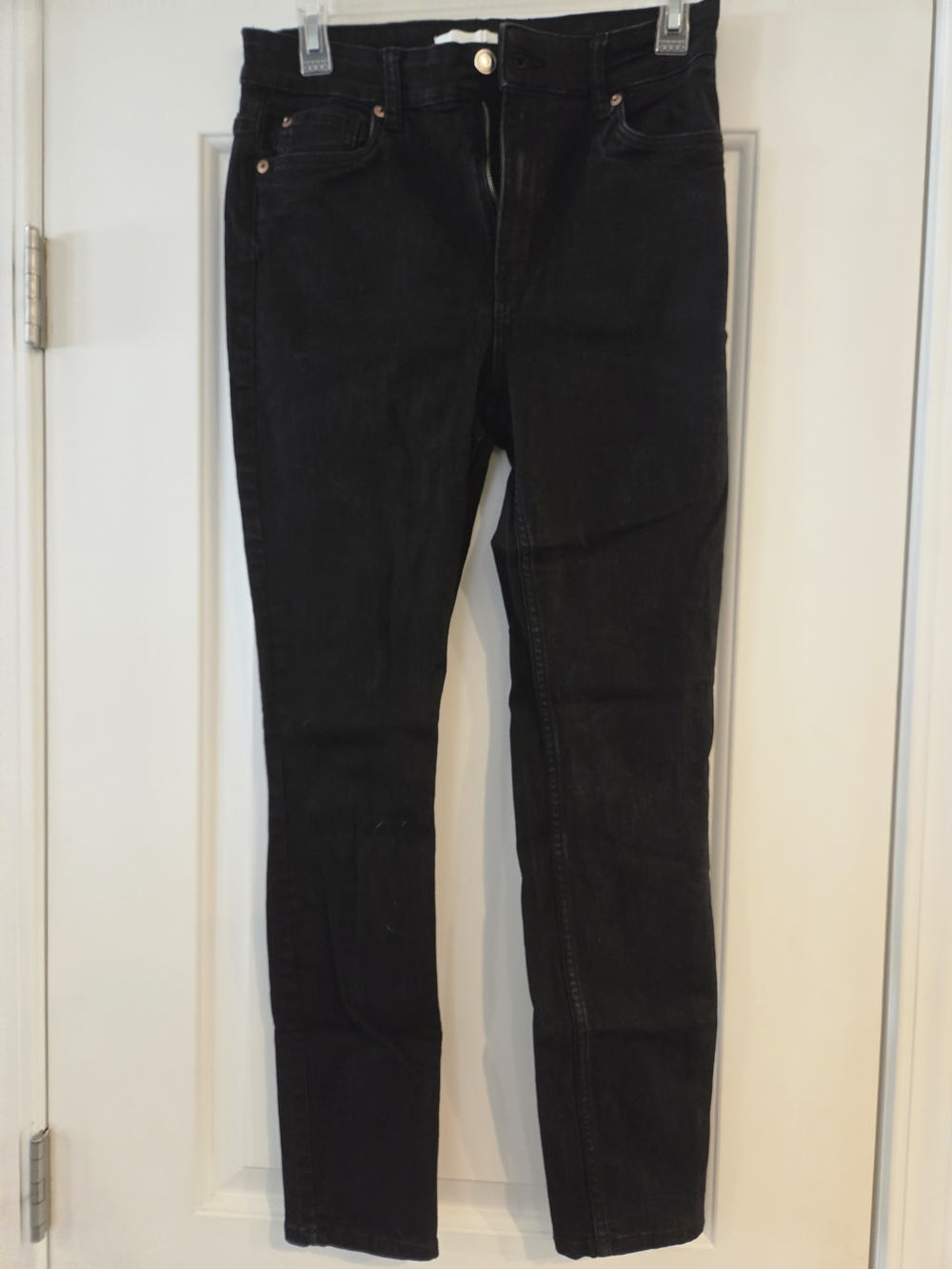 H&M High Waist Black Skinny Jeans
